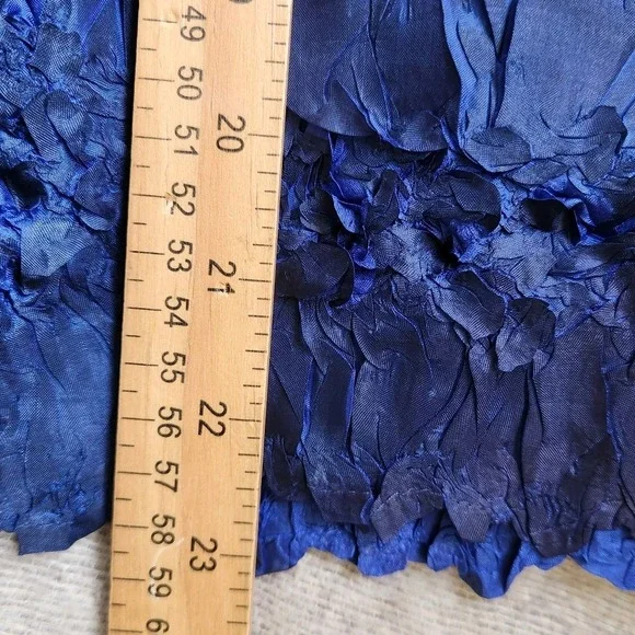 Magic Scarf Women's One Size Origami Packable Cami Tank Top Stretchy Blue - Picture 6 of 6